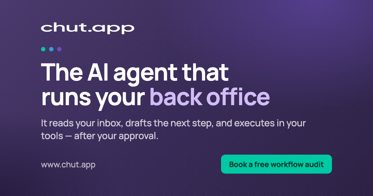 Chut — The AI that runs your business